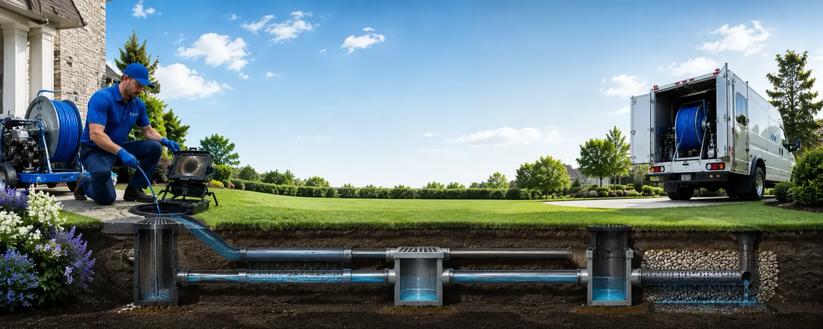 Outdoor drain cleaning information for Ore City, TX